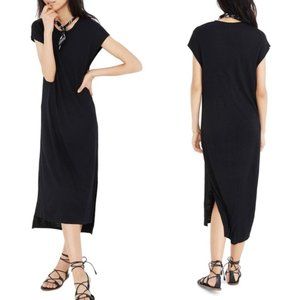 Madewell Black Midi Dress